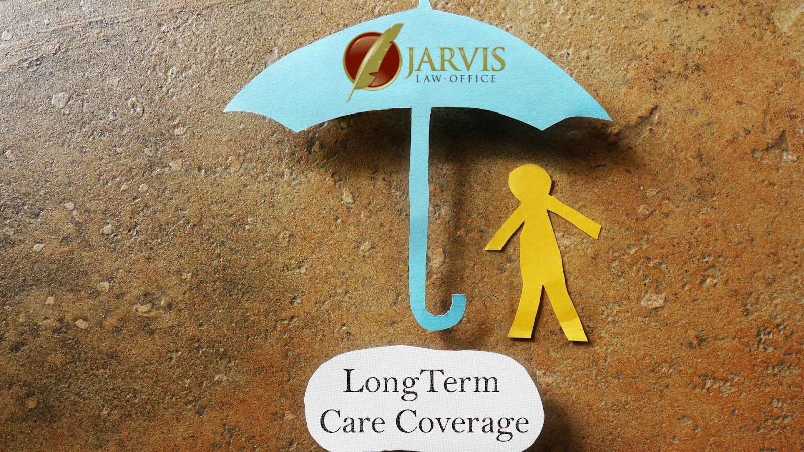 Illustration of long-term care coverage concept.