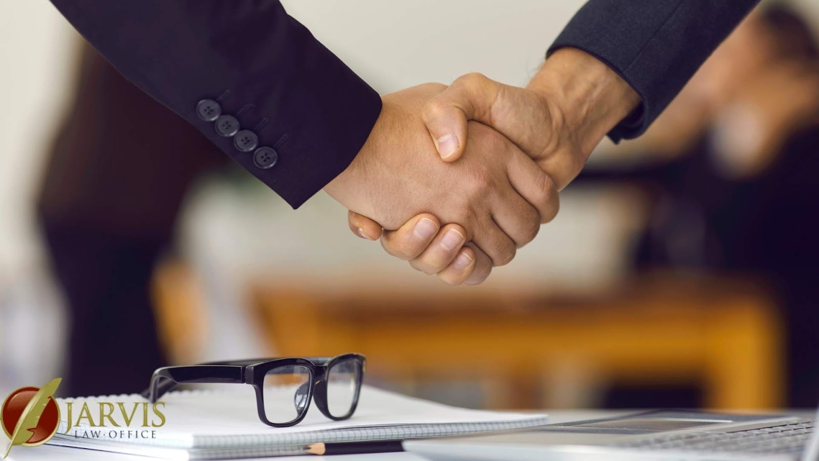 2 people shaking hands over a medicaid asset protection trust.