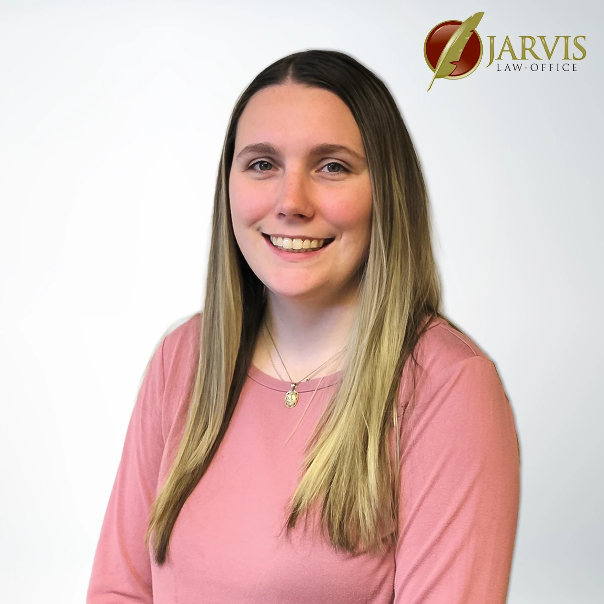 Person smiling with Jarvis Law Office logo