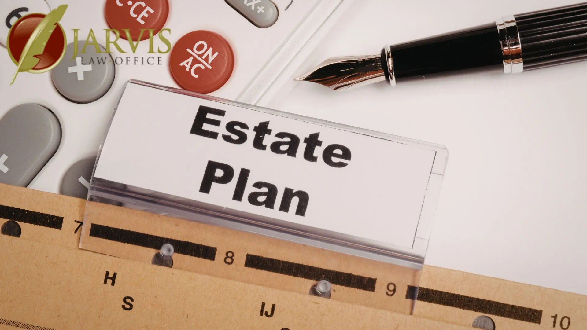 Estate plan papers and pen